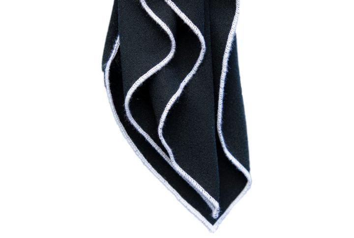 Santorini Black with White Trim