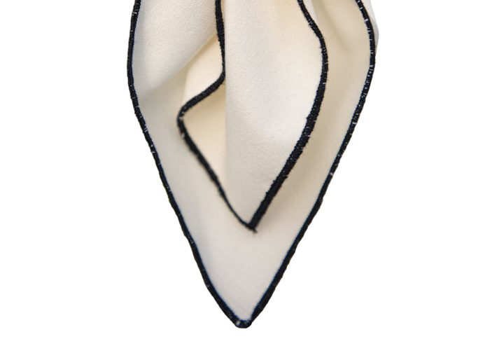 Santorini Ivory with Black Trim