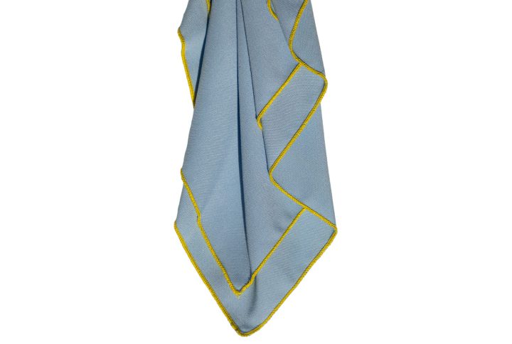 Santorini Light Blue with Lemon Trim