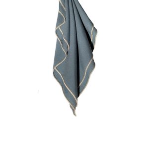 Santorini Slate Blue with Beige Trim