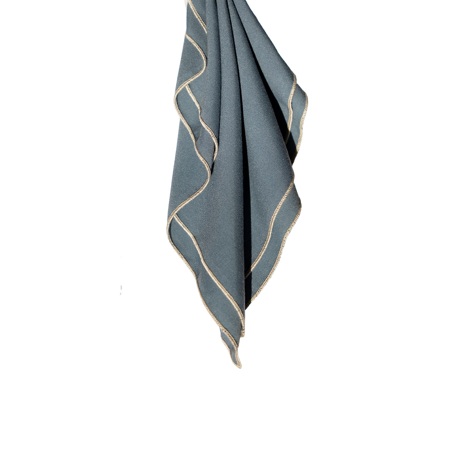 Santorini Slate Blue with Beige Trim