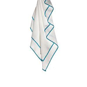 Santorini White with Ocean Trim